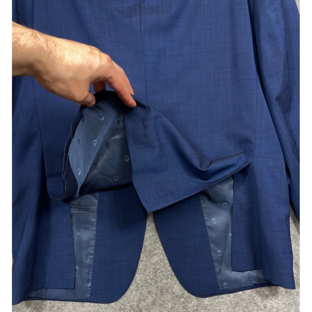 John Varvatos Star USA Blazer Blue 44R Sport Coat Jacket - Picture 4 of 16